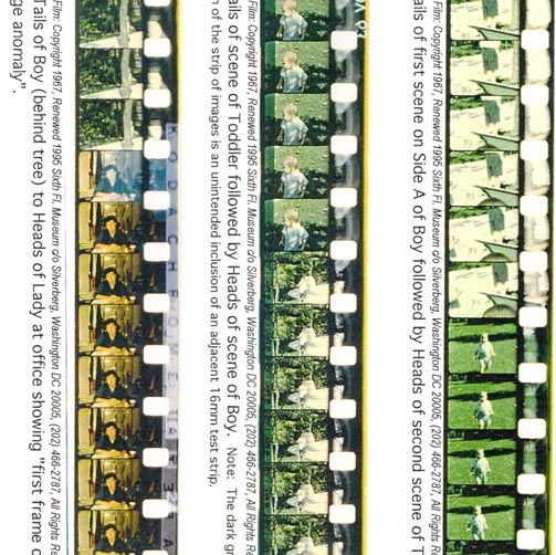 Figure 11. When the camera is stopped for a short interval of time, first-frame over-exposure is minimal
