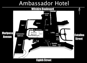 Layout of Ambassador Hotel