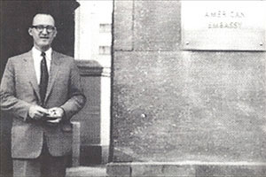 U.S. Consul Richard Snyder at the American Embassy in Moscow