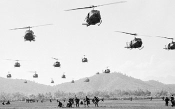 Helicopters on the attack
