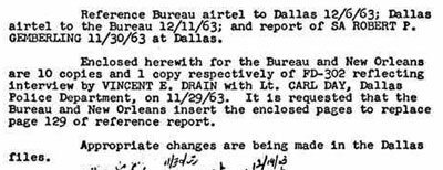 The smoking file: 12-18-63 airtel from Shanklin to HQ