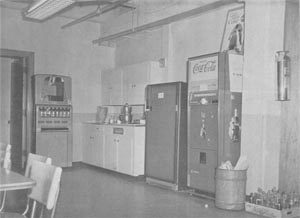 The coke machine in the second floor lunchroom