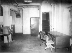 Stairway on second floor of TSBD