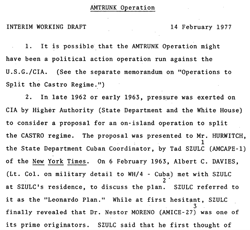 AMTRUNK Operation, Interim Working Draft