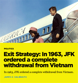 James K. Galbraith, Exit Strategy