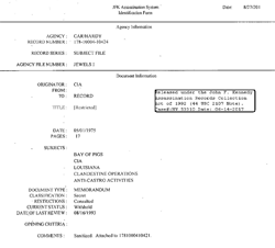 Office of Security Files, Central Intelligence Agency