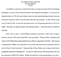 Dan Hardway, “An Operational Sketch”, 2014