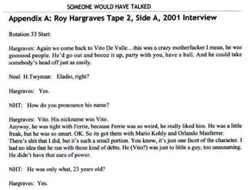 Noel Twyman, Bloody Treason, Roy Hargraves Interview