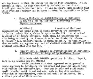 AMWORLD Operation memo for the record