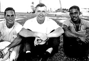 Tony Izquierdo (right) with Rodolfo Hernandez and Hal Feeney