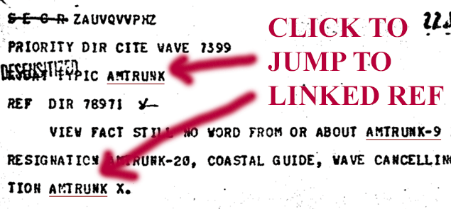 Document text with links to crypt references