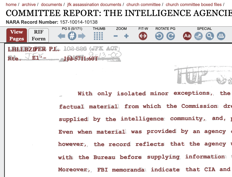 Document text with OCR overlay