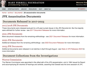 MFF's JFK Document Archive