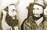 Rolando Cubela with Fidel Castro in 1959.