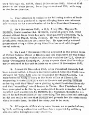 CIA OUT Teletype No. 85770