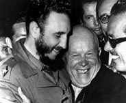 Cuban President Fidel Castro with Nikita Khrushchev, Premiere of the Soviet Union.