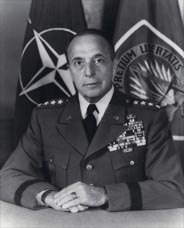 General Lyman Lemnitzer, who was Chairman of the Joint Chiefs of Staff when Operation Northwoods was developed in early 1962. Photo taken 2 Jan 1963 after his appointment as Supreme Allied Commander Europe.