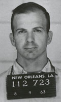 Lee Oswald's New Orleans arrest photo.
