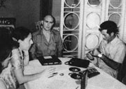 Cuban government official Rolando Cubela, code-named AMLASH (center), recruited by the CIA in the fall of 1963 to assassinate Fidel Castro.