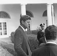 President Kennedy,<br />24 Oct 1961.<br />Photo by Cecil Stoughton.