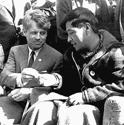 Robert Kennedy with Cesar Chavez
