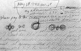 click to enlarge May 18 diary entry