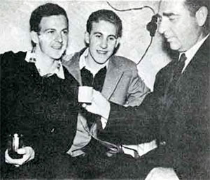 Oswald on the left, Don Alejandro Ziger on the right