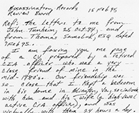 Gene Wheaton's follow-up letter to the ARRB