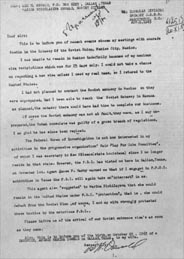 The 'Kostin' letter