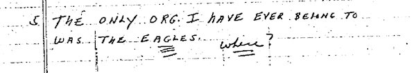 Last entry in Ray's list of points that can be used against me