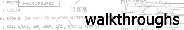 Walkthroughs