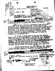 One of the millions of formerly-secret pages declassified under the President John F. Kennedy Assassination Records Collection Act of 1992.
