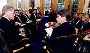 President Clinton with the ARRB