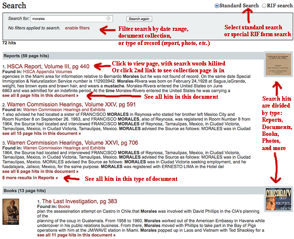 search page, large